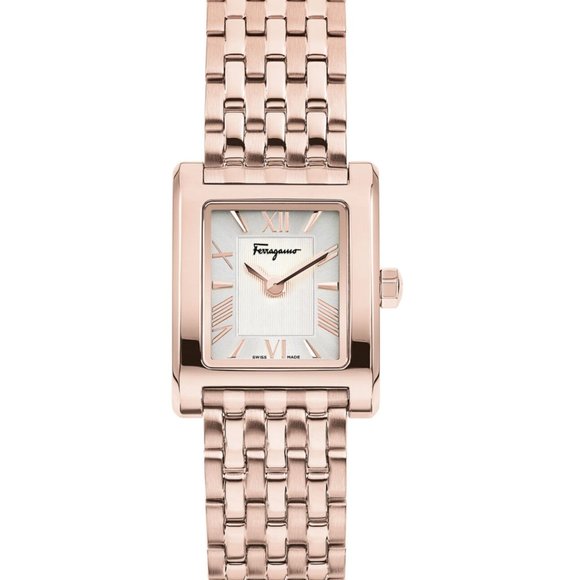 Salvatore Ferragamo Rose Gold Womens Watch - Picture 1 of 4